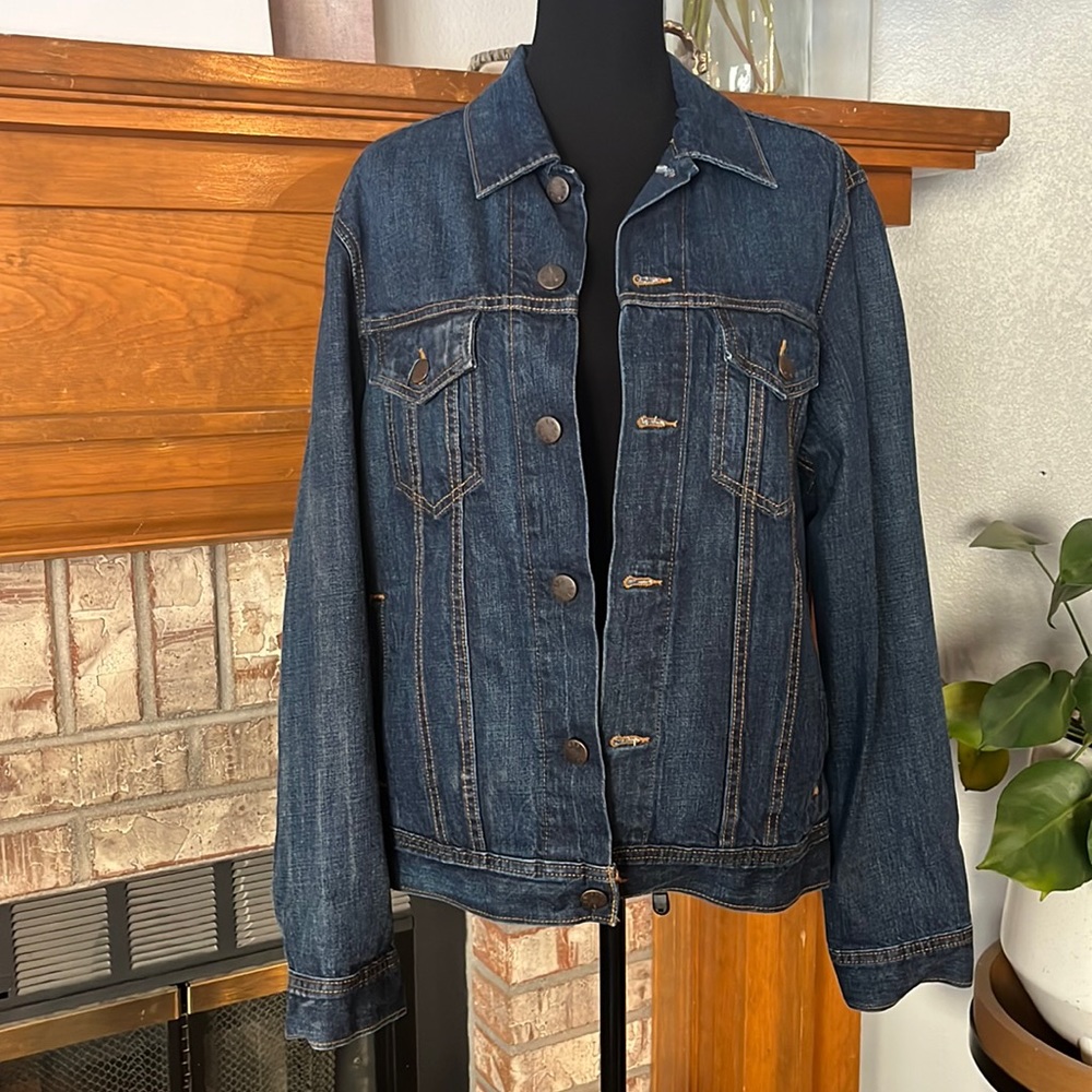 Joe Fresh dark wash denim jacket